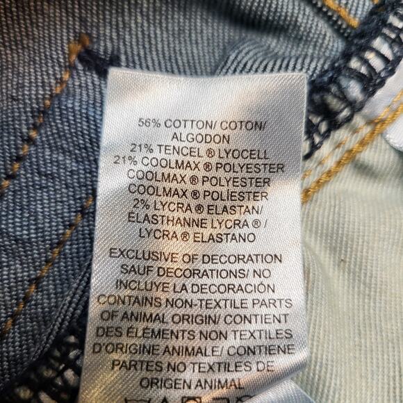 Lucky Brand Jeans Mens 32x32 Blue Slim Straight Distressed Denim - Picture 5 of 10